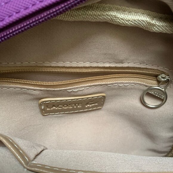 BNWT Lacoste Purple Crossbody Bag - Picture 4 of 8